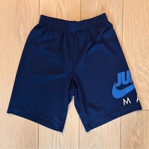 Nike Jump Man Blue Athletic Shorts Youth Size Large 12-13yrs